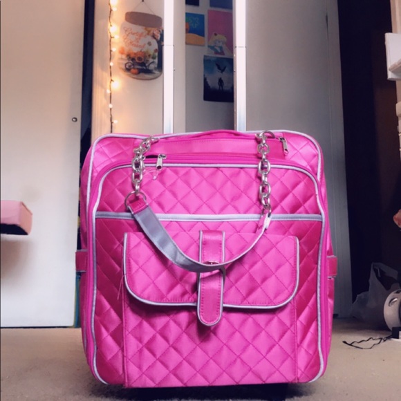 Handbags - Pink suitcase